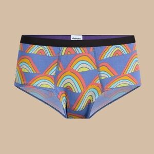 NWT - MeUndies UltraModal™ Core cheeky brief - retro rainbows -  size medium
